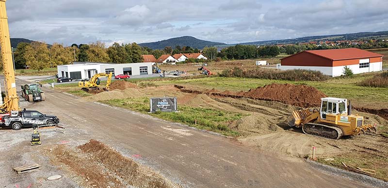 Neubau einer Lager und Betriebsproduktion im Gewerbegebiet in Hofgeismar